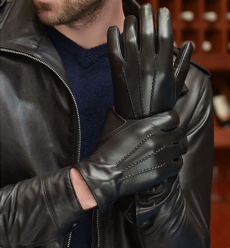 burberry mens leather glove cheap|Leather Zip Gloves in Black .